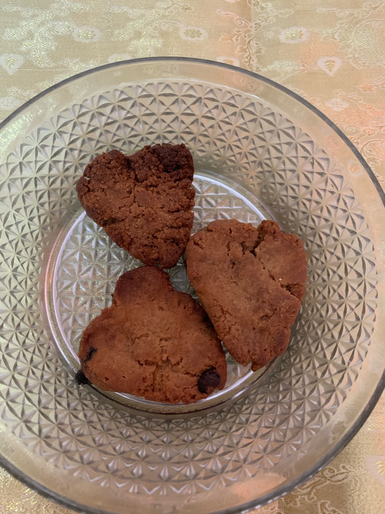 Ragjira/ Amarnath flour chocolate chip cookies