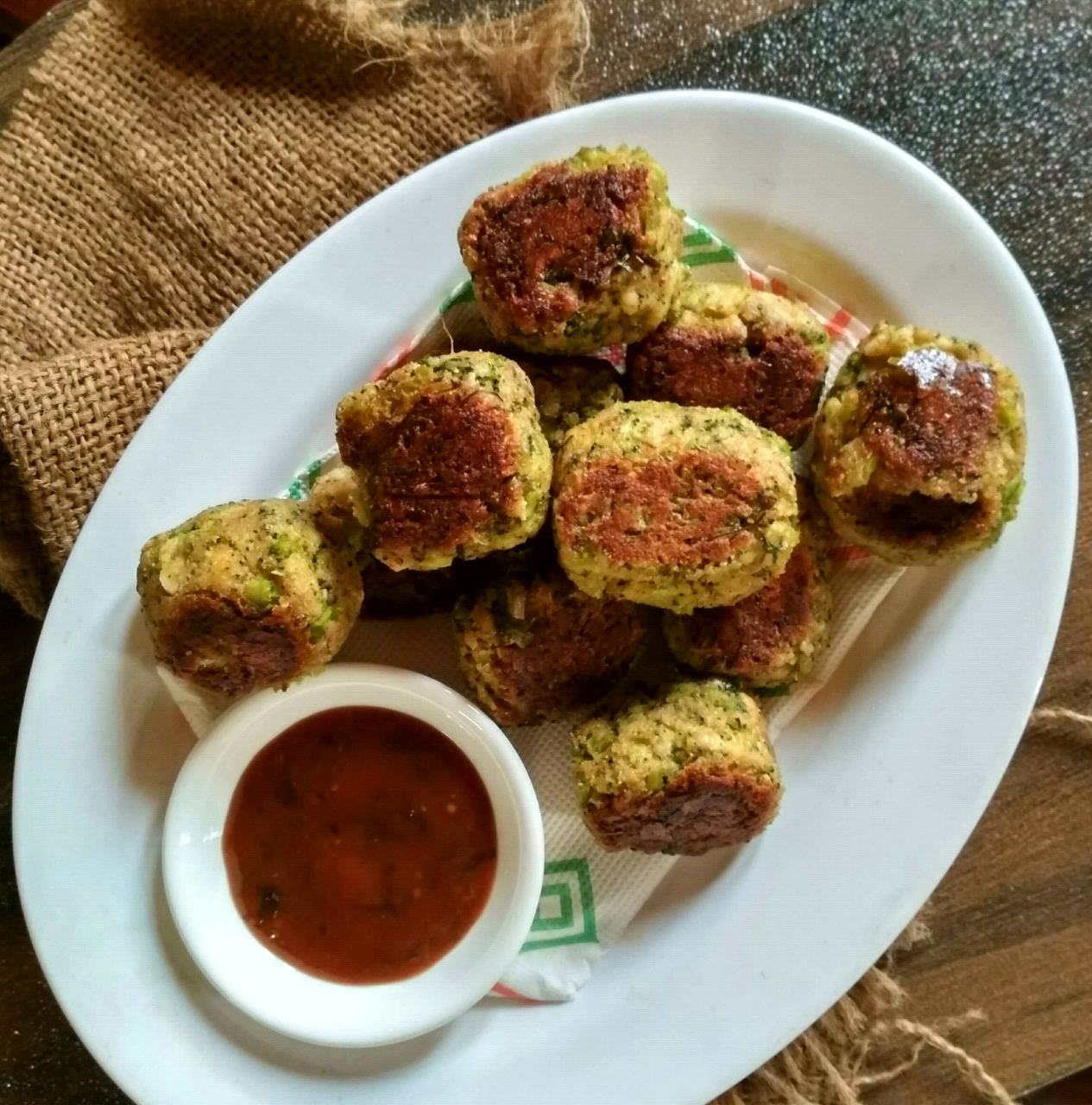 Baked Broccoli Tots