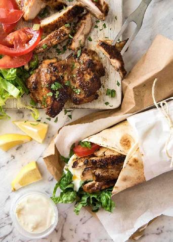 Middle Eastern Chicken Shawarma