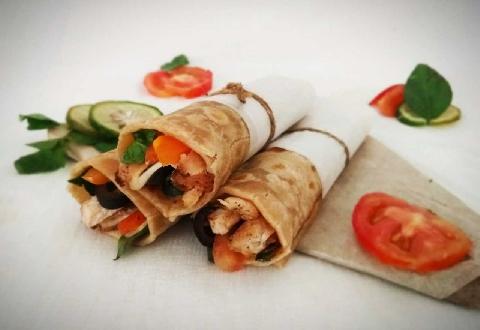 Italian Chicken Wraps