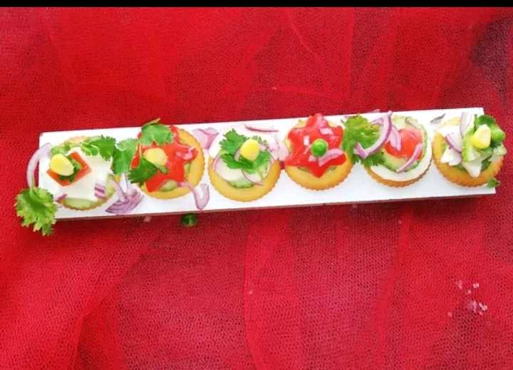 Monarco Biscuits Canapes/ Not Only  an Healthy  Starter But  also an  Easy To Make Starter.