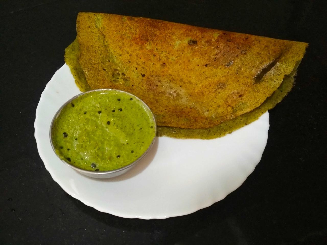 Sprouted Moong Dosa