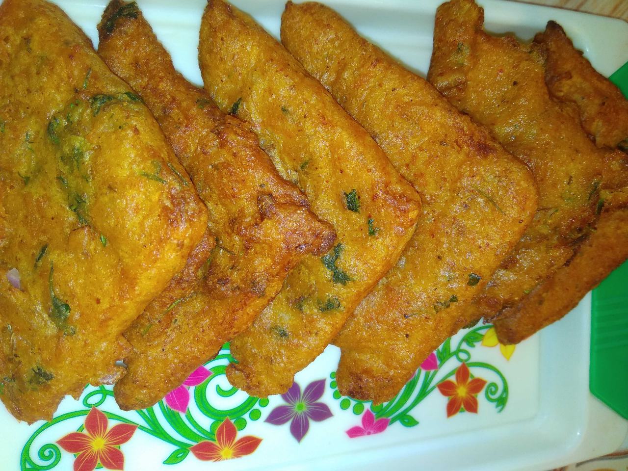 Veg Bread Besan Pakoda