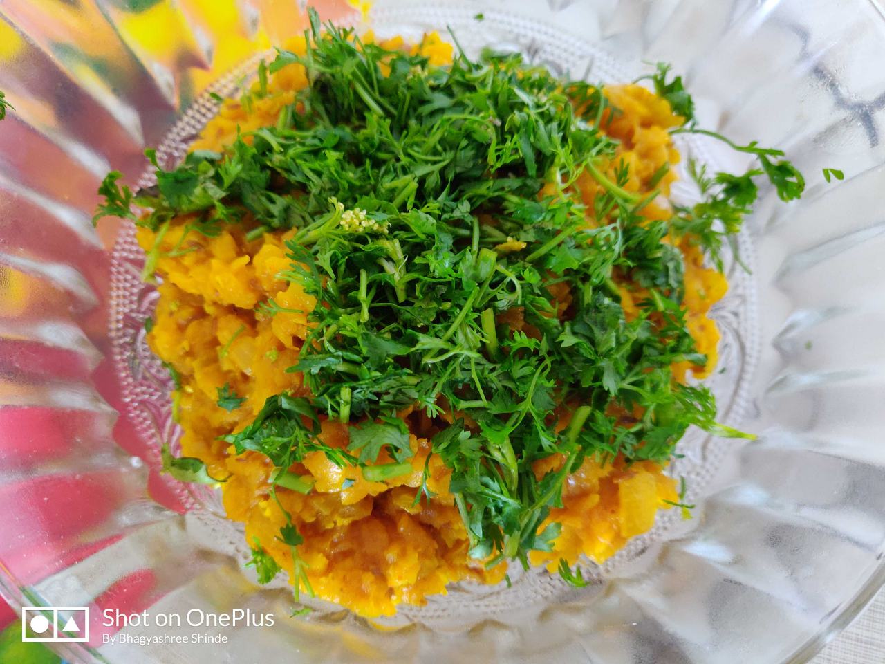 Daal Kanda. Traditional Maharashtrian Dish