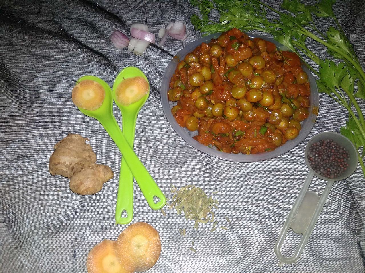 Carrot Peas Sabzi