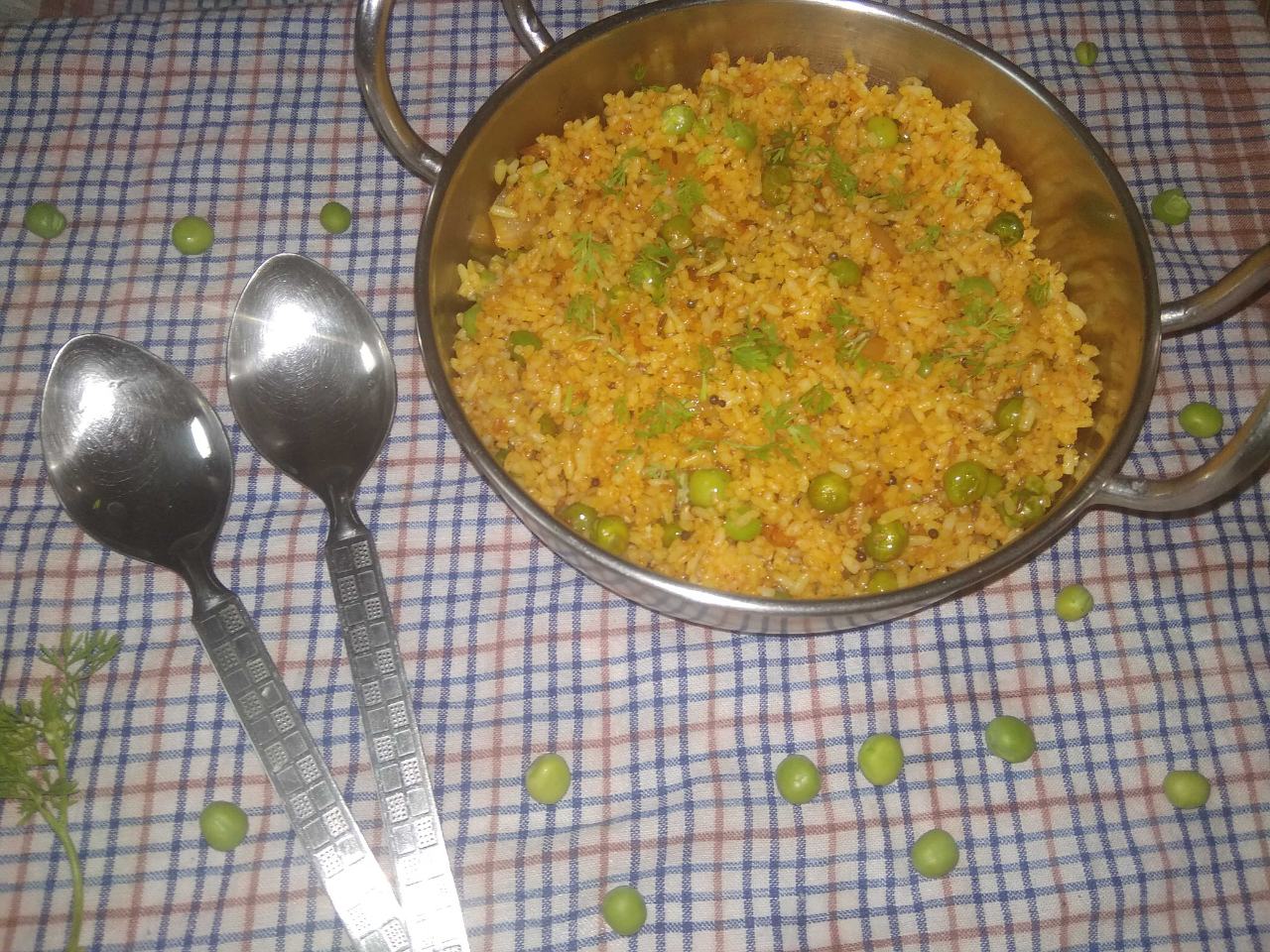 Green Peas Spicy Pulav