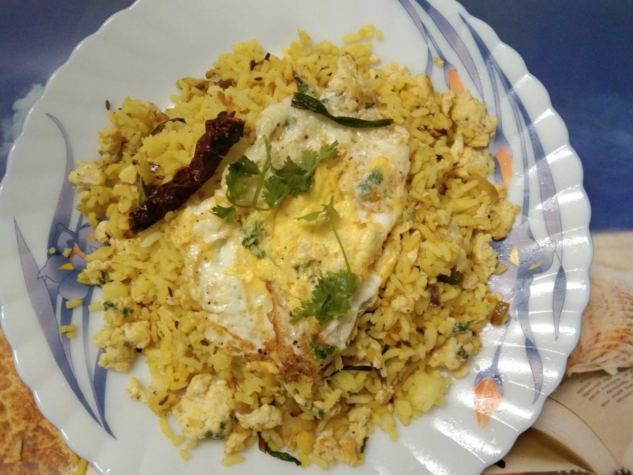 Egg Bhurji Fried Rice  Egg Recipe