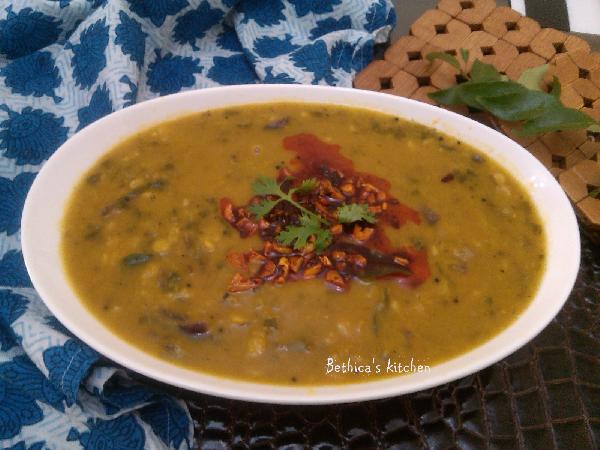 Palak Dal (South Indian Style)