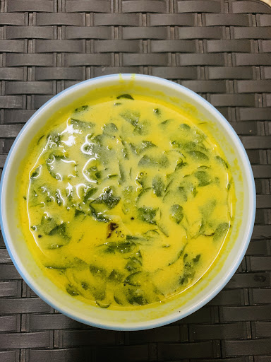 Drumstick Leaves and Egg Curry