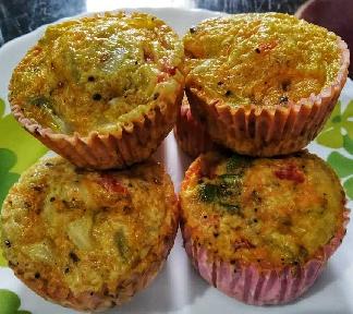 Green Leafy , Recipe - Egg Muffins