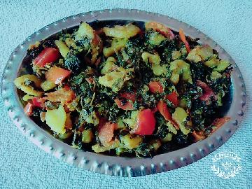 Dry methi aalu 