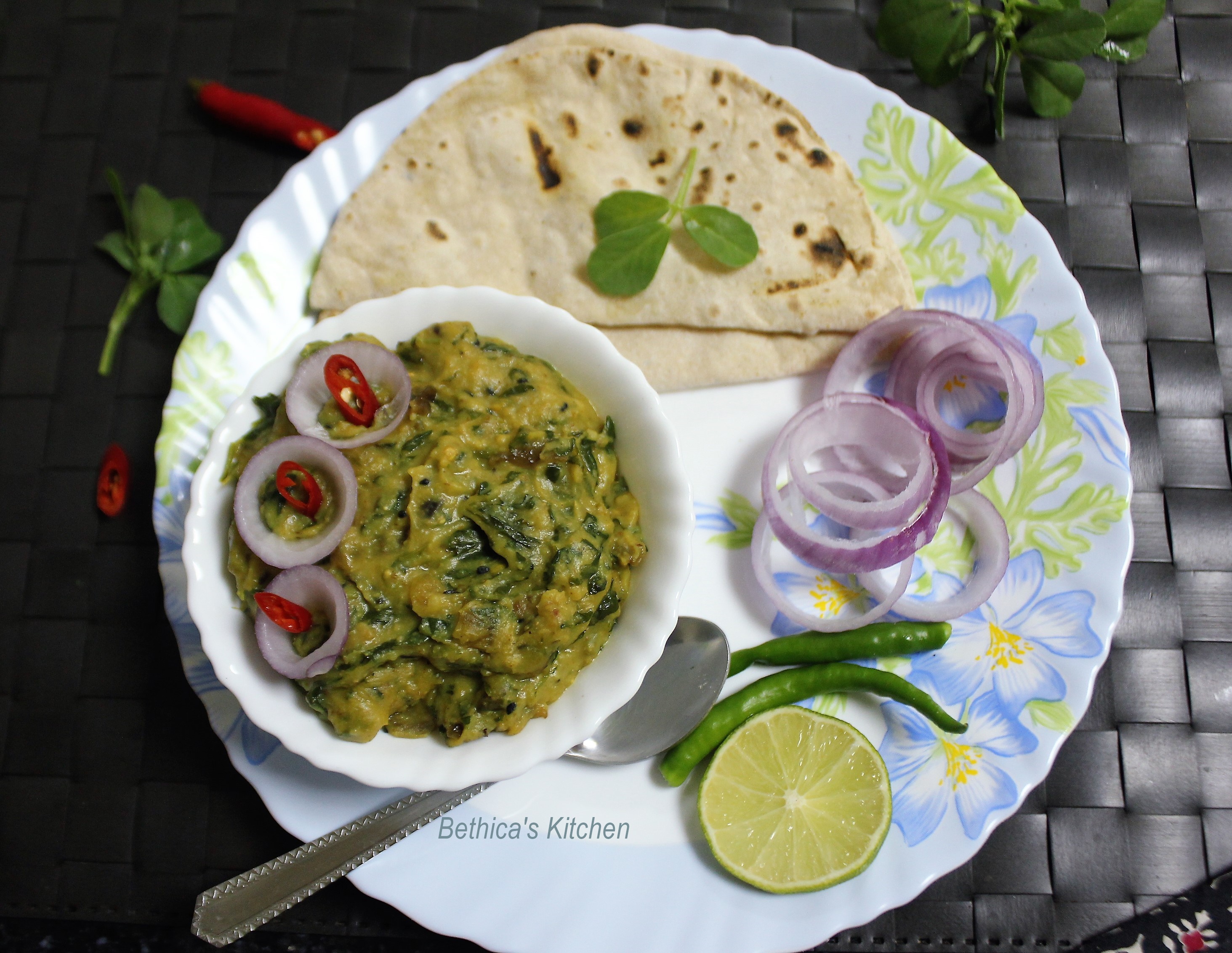 Methi Pithla (Maharashtrian Cuisine)