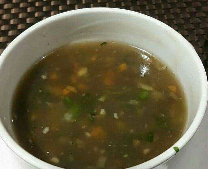 Coriander Manchow Soup 