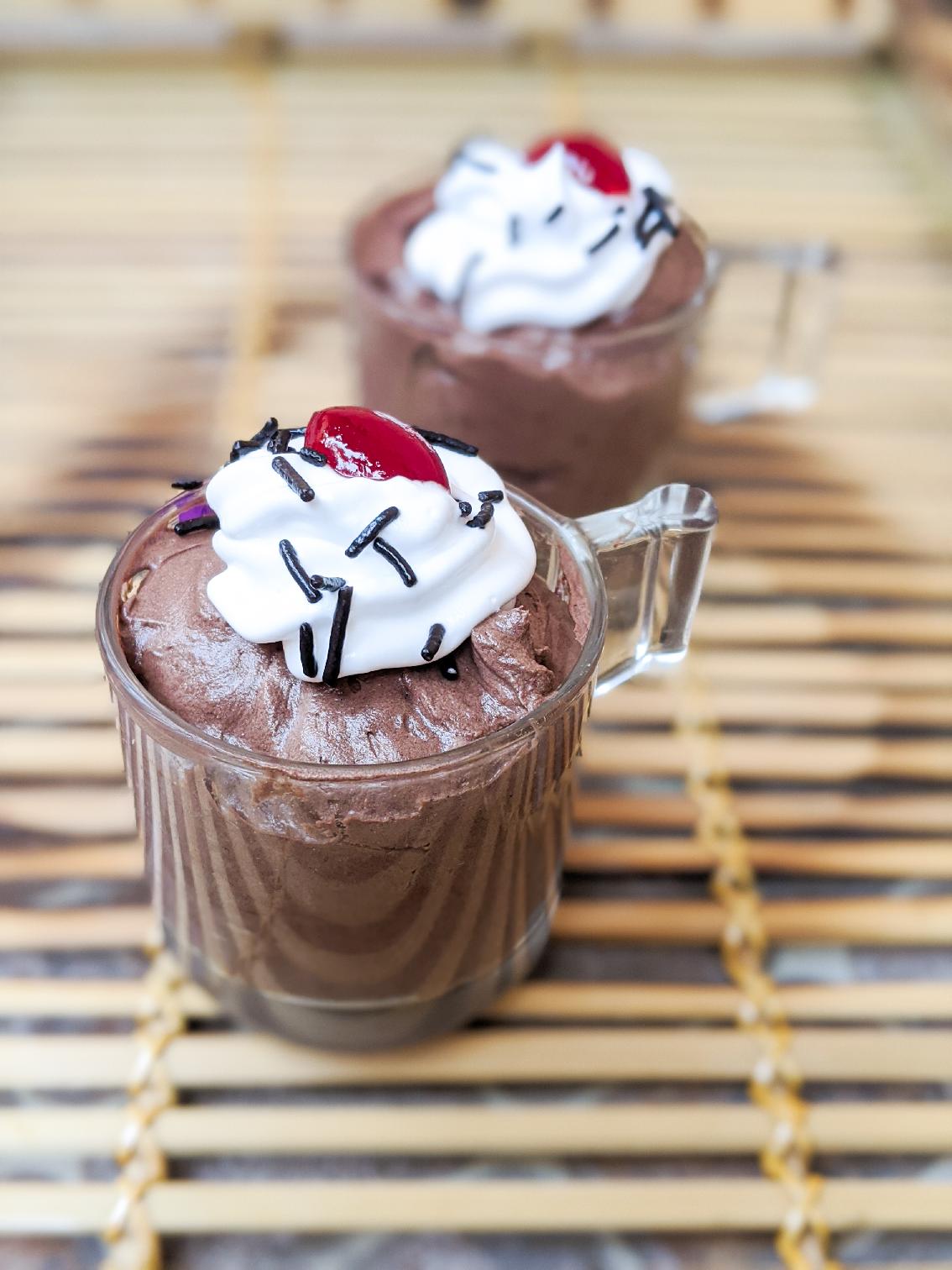 3 Ingredient Chocolate Mousse