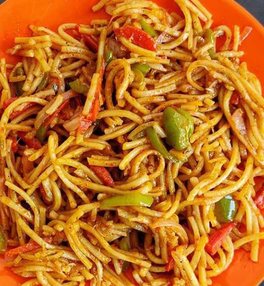 vegetarian tadka noodle