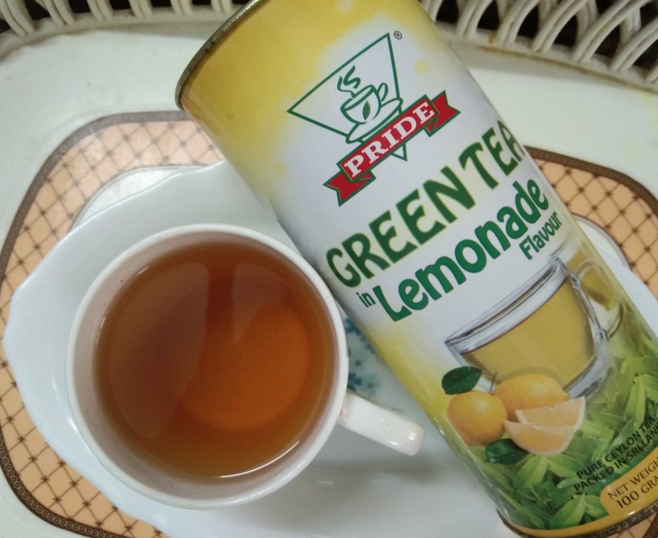 Green. Lemon  Tea Flavour