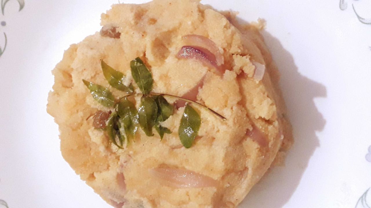 Sooji Upma ( 4 Ingredients Recipe )